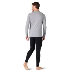 Smartwool Apparel Men's Merino 250 Base Layer Crew - Light Gray Heather 5 Smartwool Apparel Men's Merino 250 Base Layer Crew - Light Gray Heather