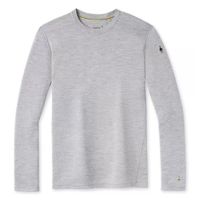Smartwool Apparel Men's Merino 250 Base Layer Crew - Light Gray Heather 1 Smartwool Apparel Men's Merino 250 Base Layer Crew - Light Gray Heather