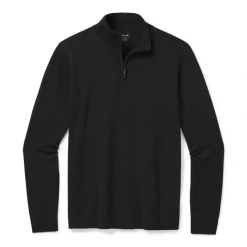 Smartwool Men's Sparwood Half Zip Sweater - Charcoal Heather Apparel