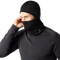 Smartwool Unisex Merino Sport Fleece Hinged Balaclava - Black Run