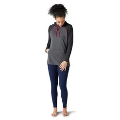 Smartwool Women's Merino 250 Drape Neck Hoodie - Medium Gray Heather