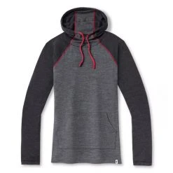 Smartwool Women's Merino 250 Drape Neck Hoodie - Medium Gray Heather