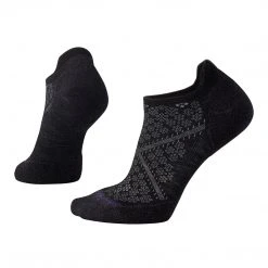 Smartwool Women's Performance Run Targeted Cushion Low Ankle Socks - Black