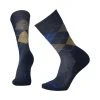 Smartwool Men's Everyday Diamond Jim Socks - Deep Navy Heather/Desert Sand Heather