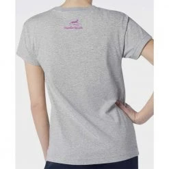 New Balance Women's She Runs Grand Rapids Script Relentless Crew - Athletic Grey Heather/Pink Tops