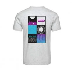 Gazelle Sports Unisex Downtown Grand Rapids Collage Triblend T-Shirt - Athletic Grey