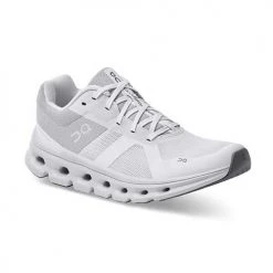 On Running Shoes Women's Cloudrunner Running Shoe - White/Frost - Regular (B)