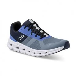 On Running Shoes Men's Cloudrunner Running Shoe - Metal/Midnight - Regular (D)