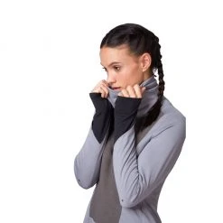 On Running Women's Weather Shirt - Fossil/Rock Tops