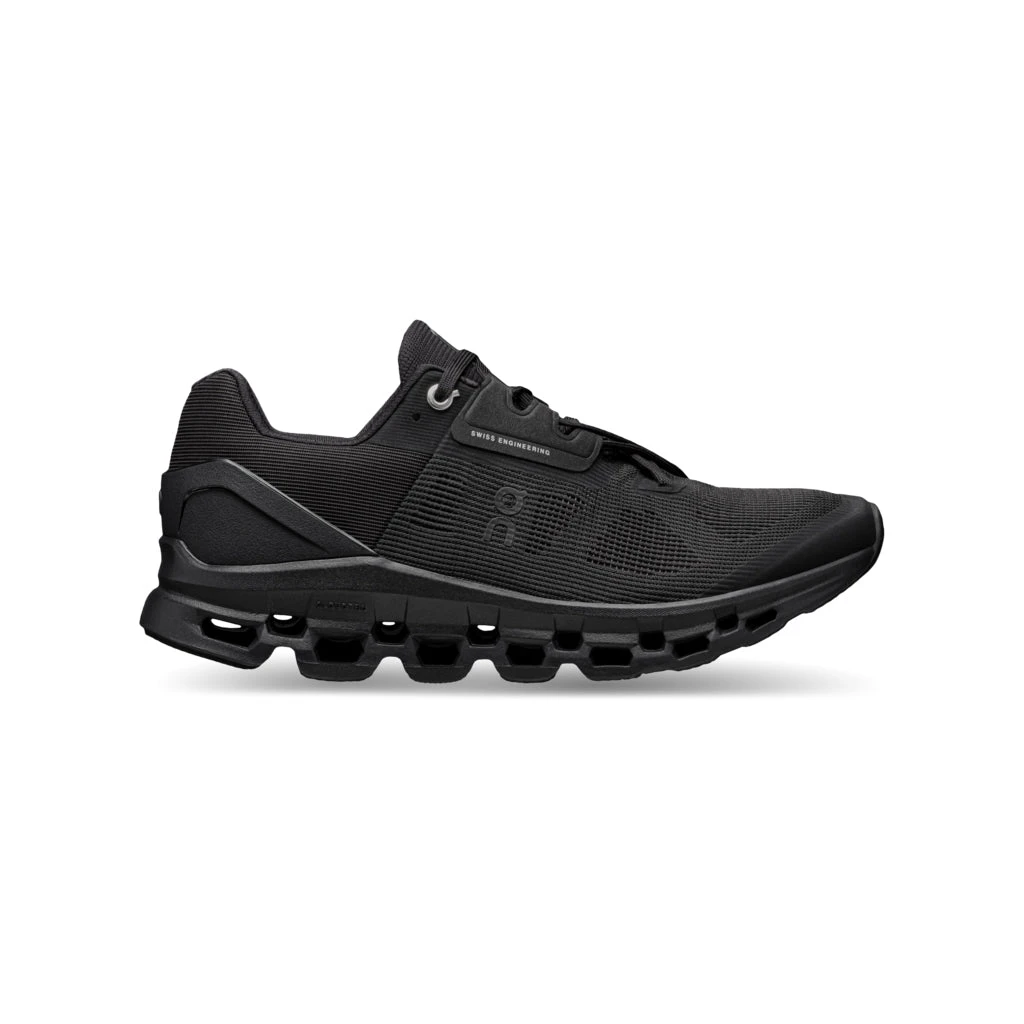 On Running Women's Cloudstratus Running Shoe - Black - Regular (B) Shoes 1 On Running Women's Cloudstratus Running Shoe - Black - Regular (B) Shoes