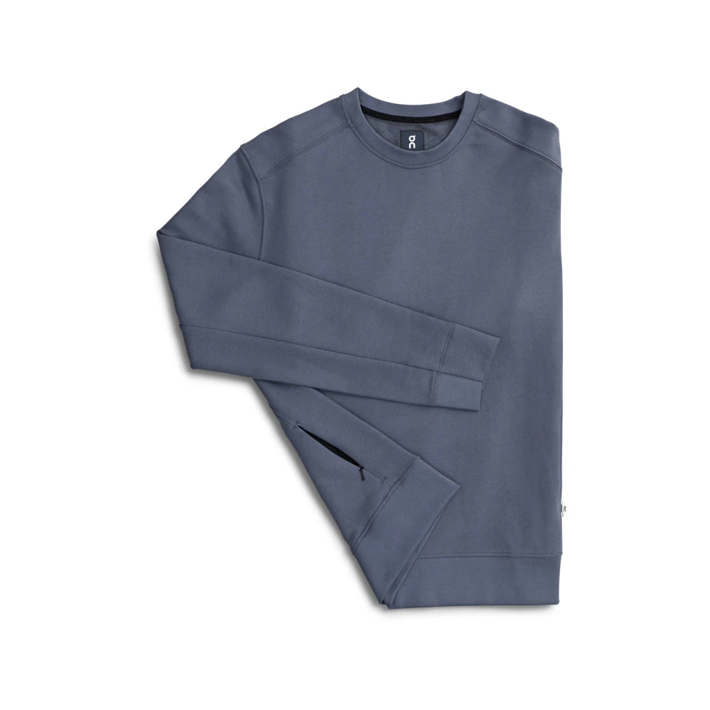 On Running Men's Crew Neck - Dark 1 On Running Men's Crew Neck - Dark