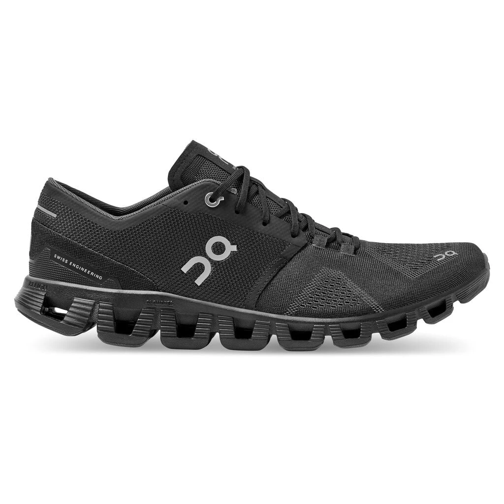 On Running Shoes Women's Cloud X 2.0 Running Shoe - Black/Asphalt - Regular (B) 1 On Running Shoes Women's Cloud X 2.0 Running Shoe - Black/Asphalt - Regular (B)