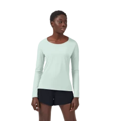 On Running Tops Women's Performance Long-T - Mineral