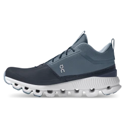 On Running Women's Cloud Hi Waterproof Shoe - Dust/Navy - Regular (B) Shoes