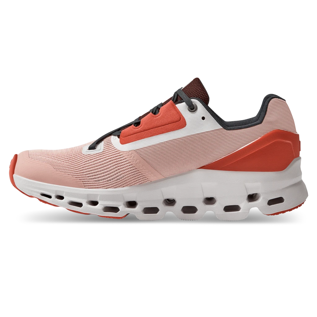 On Running Women's Cloudstratus Running Shoe - Rose/Red - Regular (B) 2 On Running Women's Cloudstratus Running Shoe - Rose/Red - Regular (B)