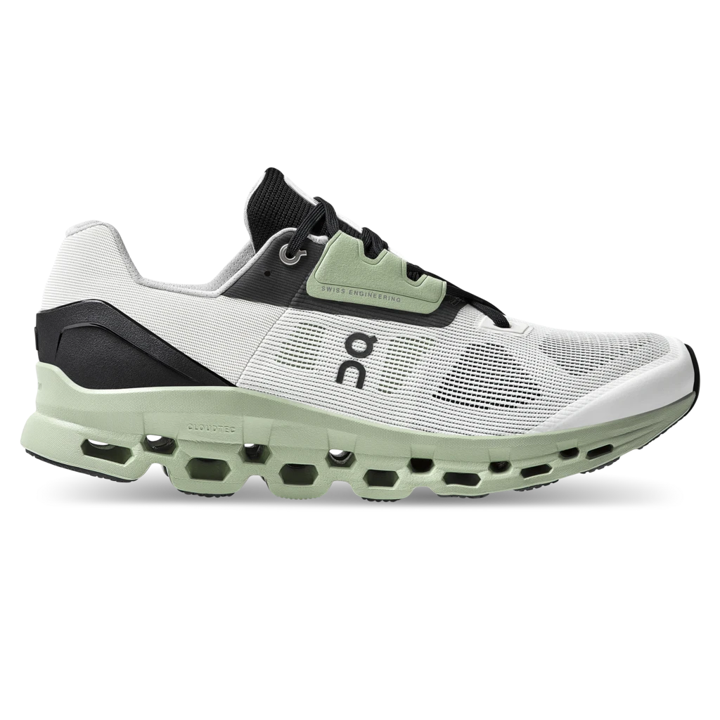 On Running Men's Cloudstratus Running Shoe - White/Black - Regular (D) Shoes 1 On Running Men's Cloudstratus Running Shoe - White/Black - Regular (D) Shoes