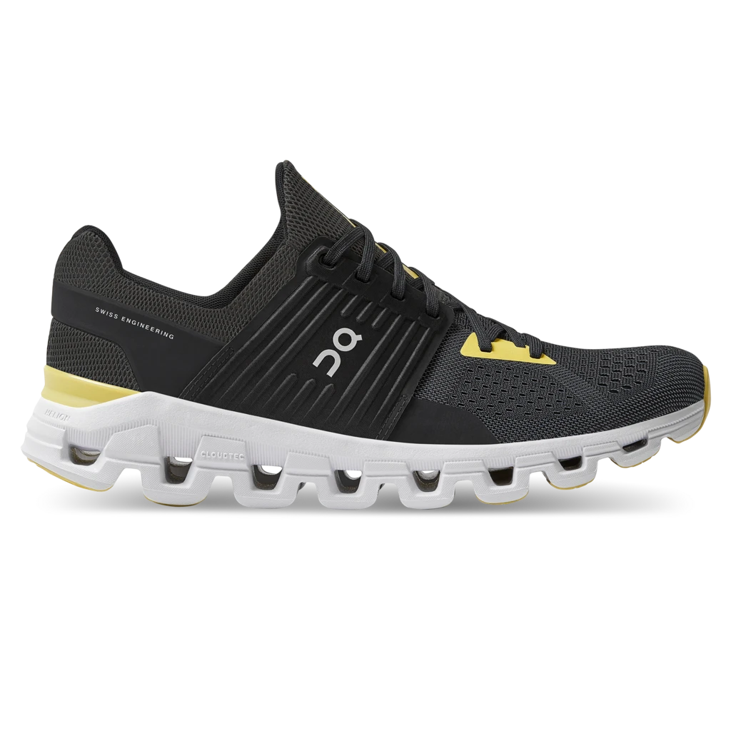 On Running Men's Cloudswift Running Shoes - Magnet/Citron - Regular (D) 1 On Running Men's Cloudswift Running Shoes - Magnet/Citron - Regular (D)