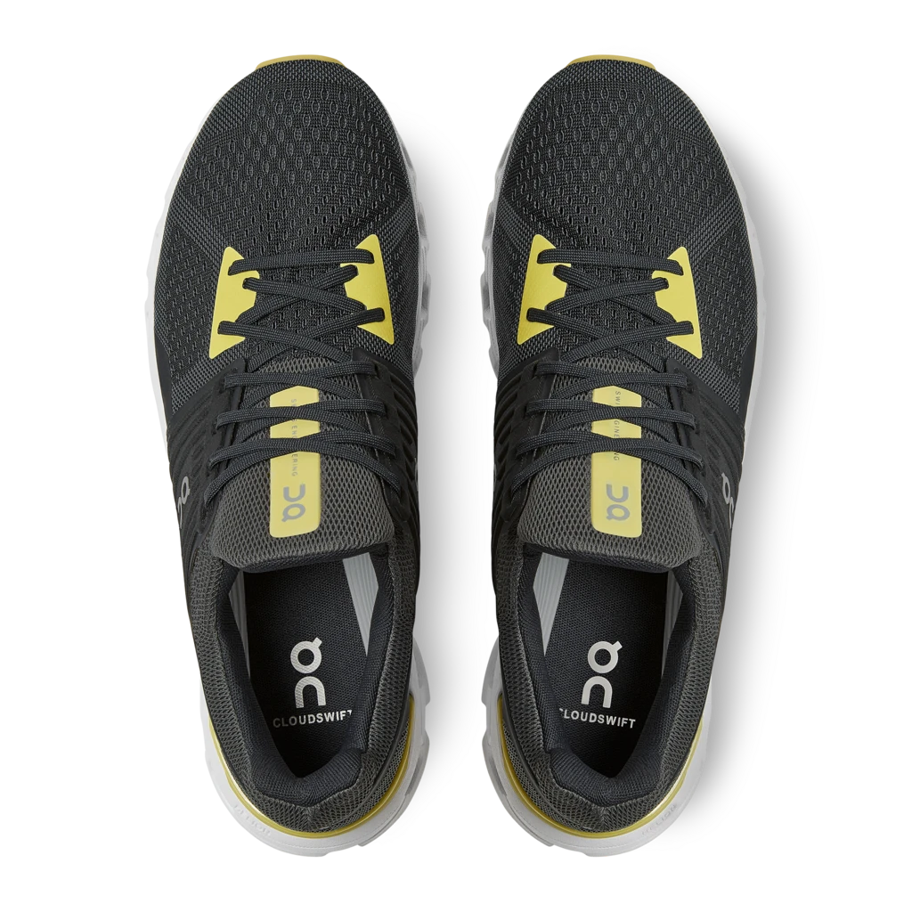 On Running Men's Cloudswift Running Shoes - Magnet/Citron - Regular (D) 5 On Running Men's Cloudswift Running Shoes - Magnet/Citron - Regular (D)