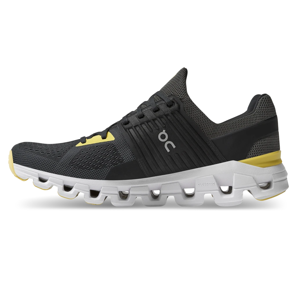 On Running Men's Cloudswift Running Shoes - Magnet/Citron - Regular (D) 2 On Running Men's Cloudswift Running Shoes - Magnet/Citron - Regular (D)