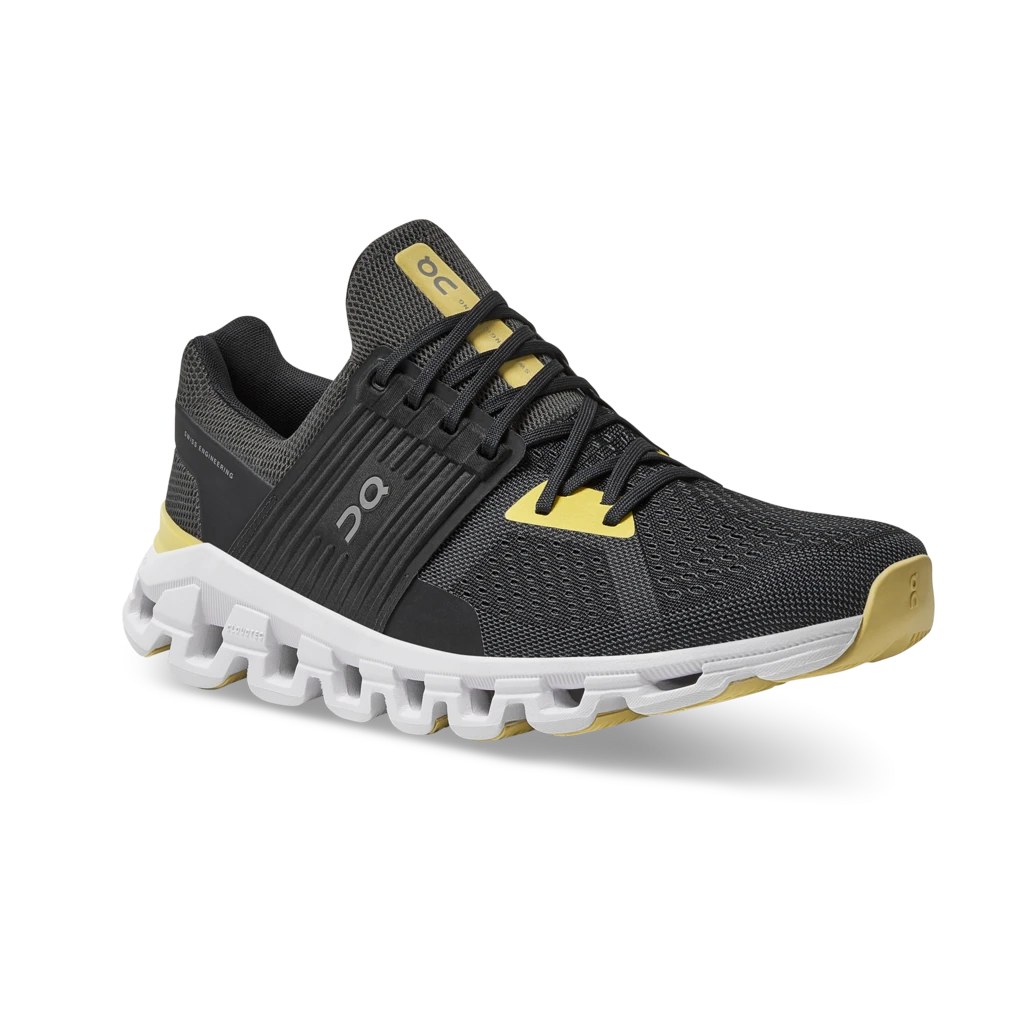 On Running Men's Cloudswift Running Shoes - Magnet/Citron - Regular (D) 3 On Running Men's Cloudswift Running Shoes - Magnet/Citron - Regular (D)