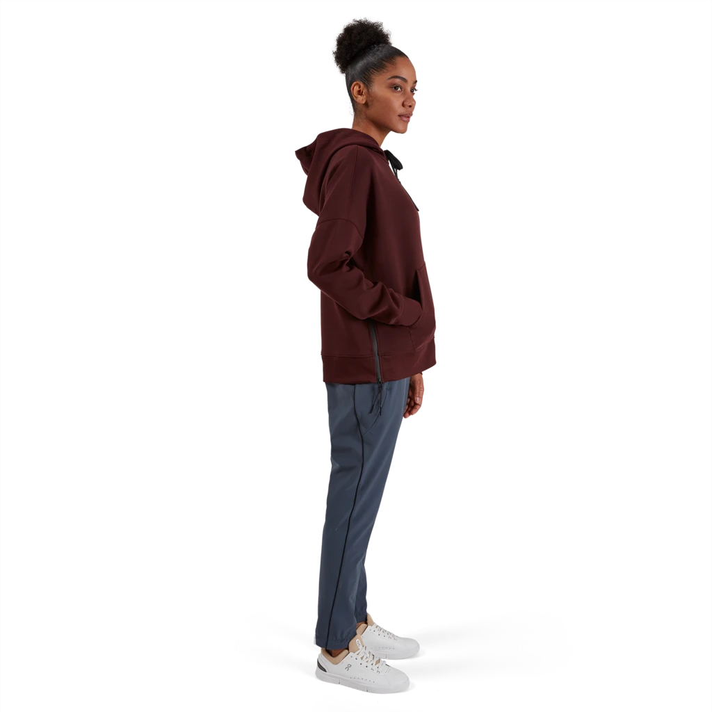 On Running Women's Hoodie - Mulberry Tops 2 On Running Women's Hoodie - Mulberry Tops