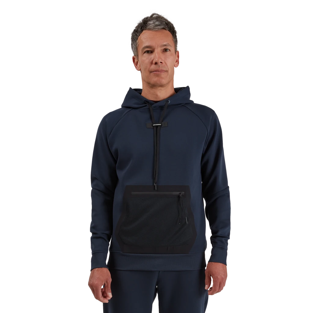 On Running Men's Hoodie - Navy 1 On Running Men's Hoodie - Navy
