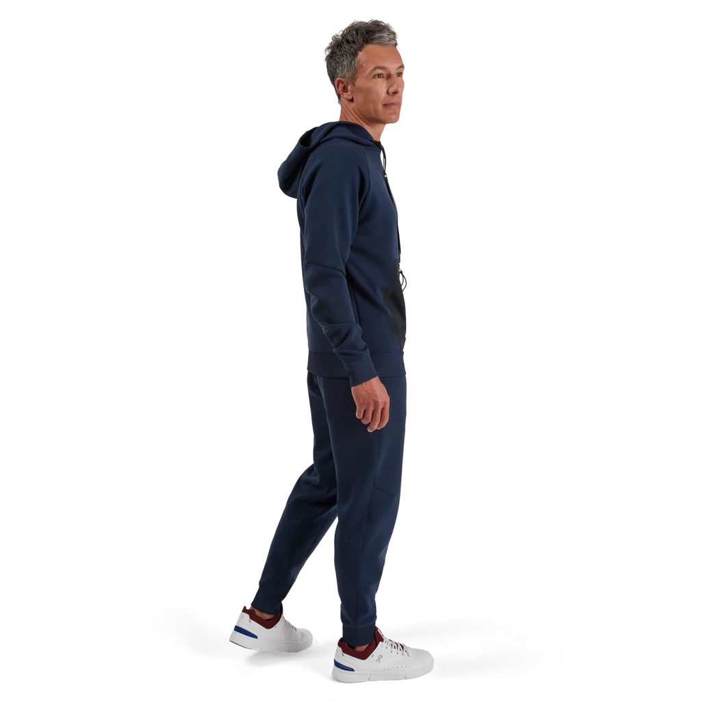 On Running Men's Hoodie - Navy 2 On Running Men's Hoodie - Navy