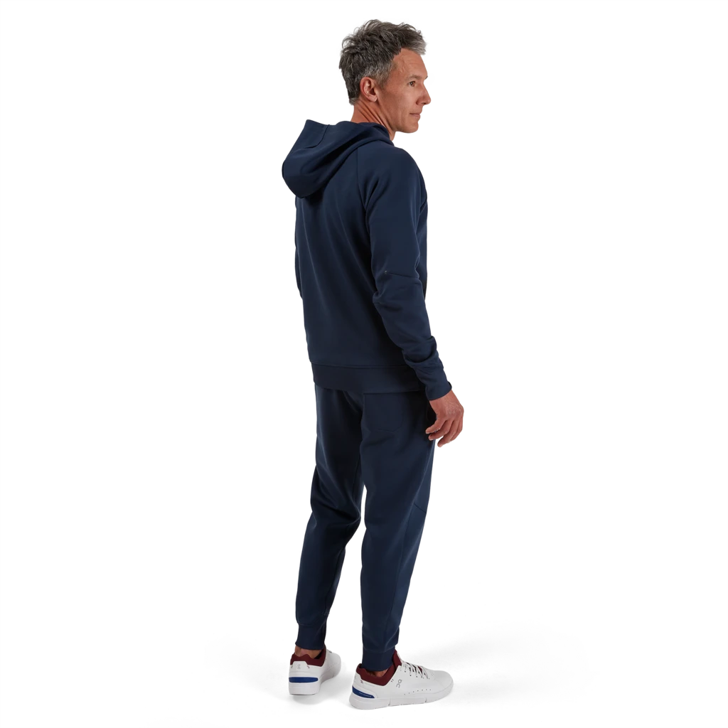 On Running Men's Hoodie - Navy 3 On Running Men's Hoodie - Navy