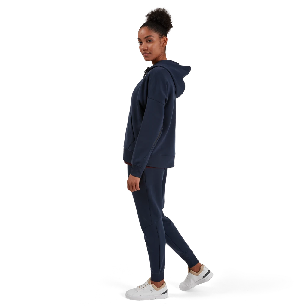 On Running Tops Women's Hoodie - Navy 2 On Running Tops Women's Hoodie - Navy