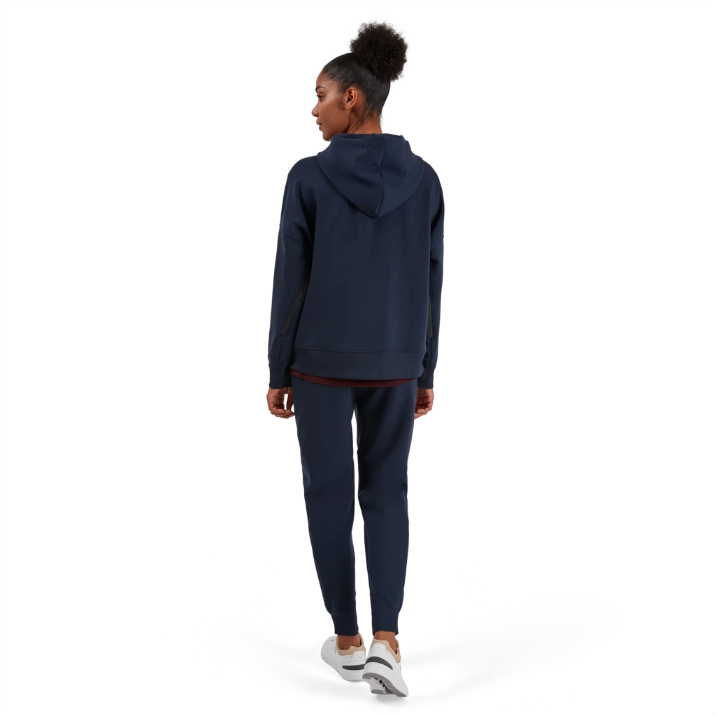 On Running Tops Women's Hoodie - Navy 3 On Running Tops Women's Hoodie - Navy