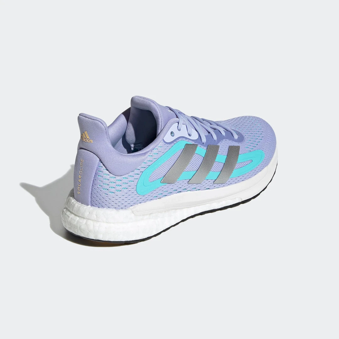 Adidas Women's SolarGlide 4 ST Running Shoes - Violet Tone/Silver Metallic/Orange Tint - Regular (B) 4 Adidas Women's SolarGlide 4 ST Running Shoes - Violet Tone/Silver Metallic/Orange Tint - Regular (B)