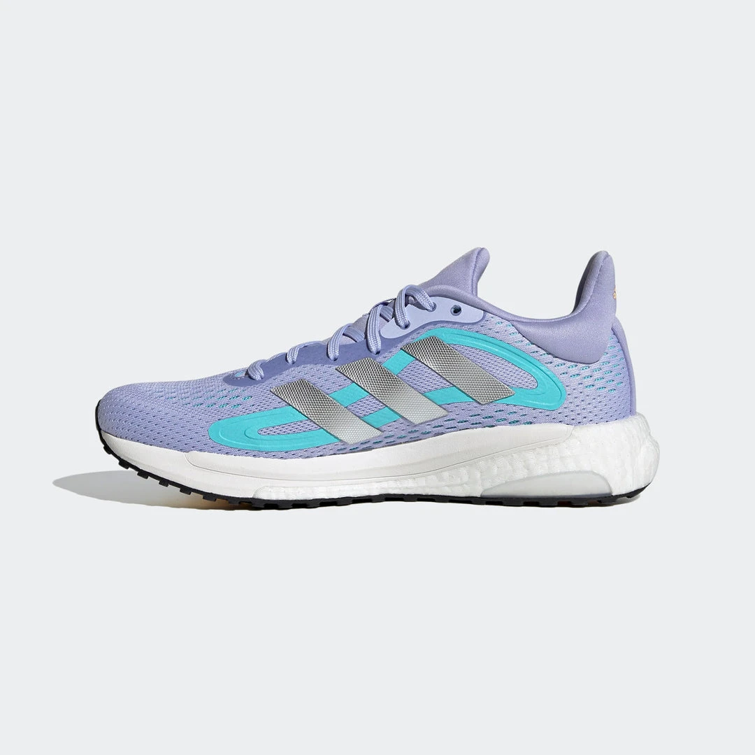 Adidas Women's SolarGlide 4 ST Running Shoes - Violet Tone/Silver Metallic/Orange Tint - Regular (B) 2 Adidas Women's SolarGlide 4 ST Running Shoes - Violet Tone/Silver Metallic/Orange Tint - Regular (B)