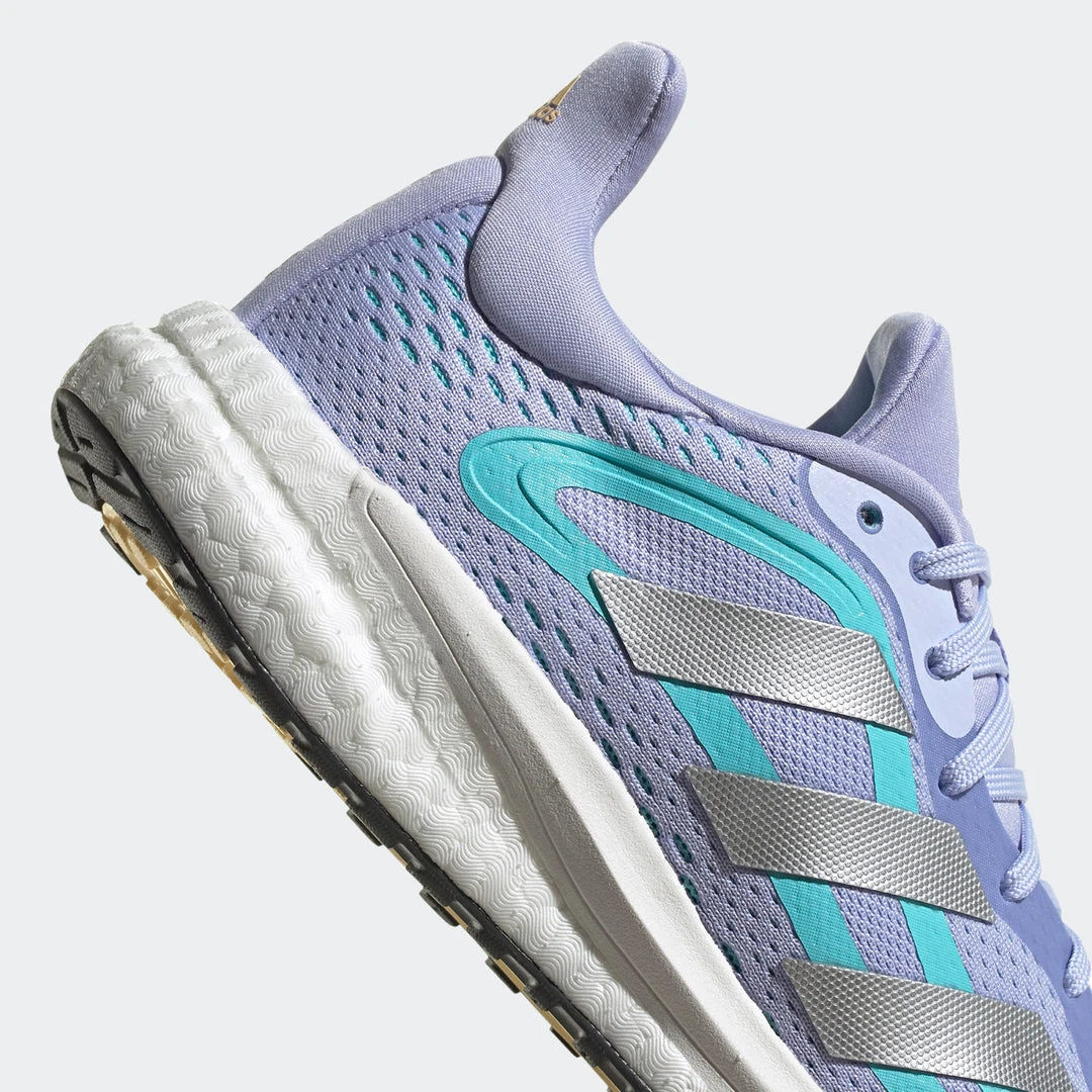 Adidas Women's SolarGlide 4 ST Running Shoes - Violet Tone/Silver Metallic/Orange Tint - Regular (B) 9 Adidas Women's SolarGlide 4 ST Running Shoes - Violet Tone/Silver Metallic/Orange Tint - Regular (B)