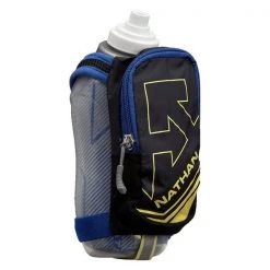 Nathan Hydration, Belts, And Waterbottles SpeedDraw Plus Insulated Flask - Black/Deep Ultramarine/Limelight