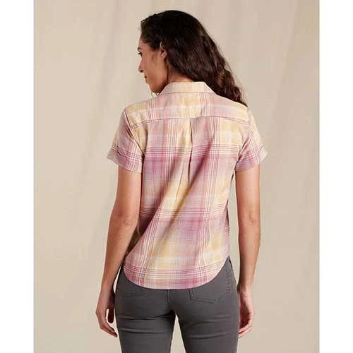 Toad And Co Women's Willet Tie Short Sleeve Shirt - Faded Lilac Tops 2 Toad And Co Women's Willet Tie Short Sleeve Shirt - Faded Lilac Tops