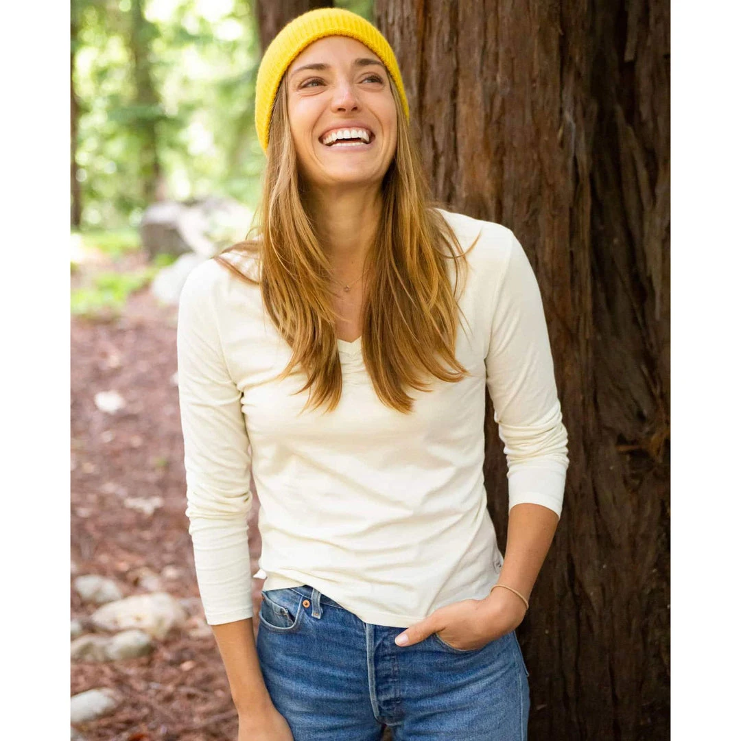 Toad And Co Women's Rose Long Sleeve Tee - Egret Tops 2 Toad And Co Women's Rose Long Sleeve Tee - Egret Tops