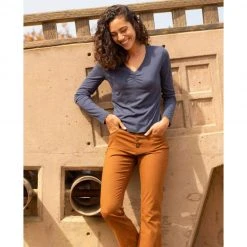 Toad And Co Women's Rose Long Sleeve Tee - True Navy 5 Toad And Co Women's Rose Long Sleeve Tee - True Navy