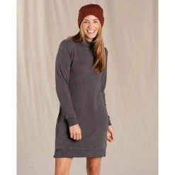 Toad And Co Women's Epiq Mock Neck Dress - Soot Dresses & Skirts