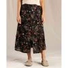 Toad And Co Dresses & Skirts Women's Manzana Pull-On Skirt - Black Floral Print