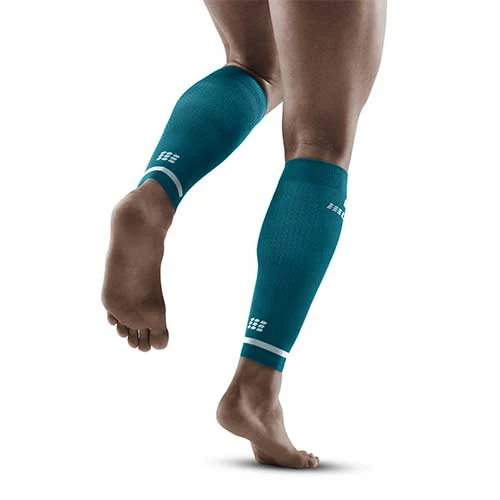 CEP Socks Men's The Run Compression Calf Sleeves 4.0 - Petrol 4 CEP Socks Men's The Run Compression Calf Sleeves 4.0 - Petrol