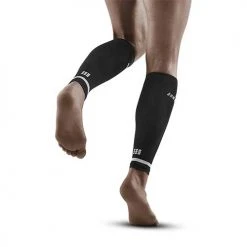CEP Men's The Run Compression Calf Sleeves 4.0 - Black Socks 6 CEP Men's The Run Compression Calf Sleeves 4.0 - Black Socks
