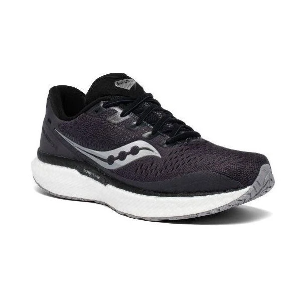 Saucony Men's Triumph 18 Running Shoe - Charcoal/White - Regular (D) 3 Saucony Men's Triumph 18 Running Shoe - Charcoal/White - Regular (D)