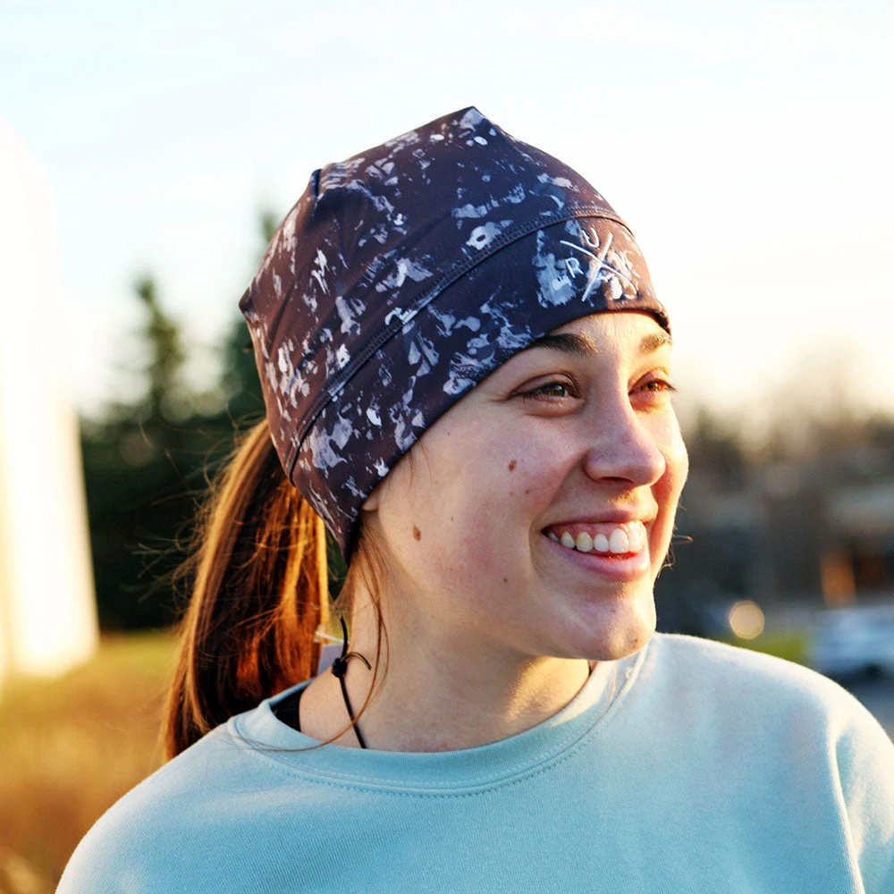 Gazelle Sports Women's Run X Mitten Midzero Ponytail Tuke - Brushed Camo Hats 3 Gazelle Sports Women's Run X Mitten Midzero Ponytail Tuke - Brushed Camo Hats