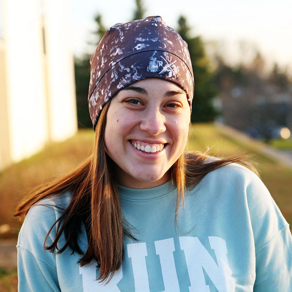 Gazelle Sports Women's Run X Mitten Midzero Ponytail Tuke - Brushed Camo Hats 4 Gazelle Sports Women's Run X Mitten Midzero Ponytail Tuke - Brushed Camo Hats