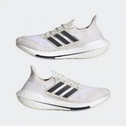 Adidas Women's Ultraboost 21 Running Shoe - Non Dyed/Core Black/Night Flash - Regular (B)