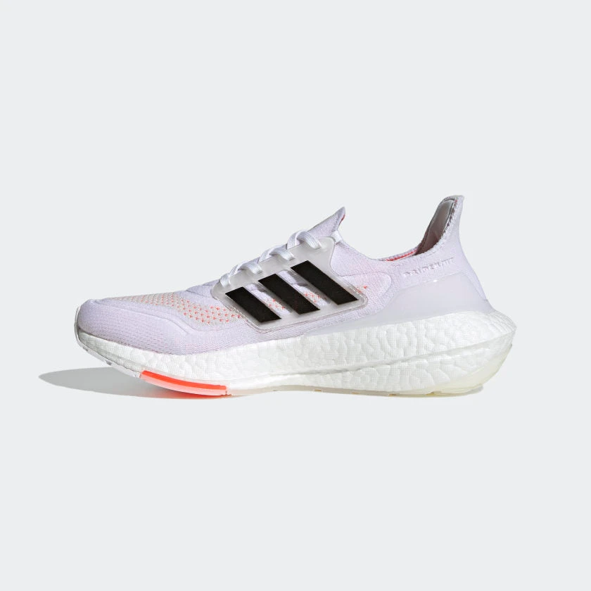 Adidas Women's Ultraboost 21 Running Shoe- Cloud White/Core Black/Solar Red - Regular (B) 6 Adidas Women's Ultraboost 21 Running Shoe- Cloud White/Core Black/Solar Red - Regular (B)