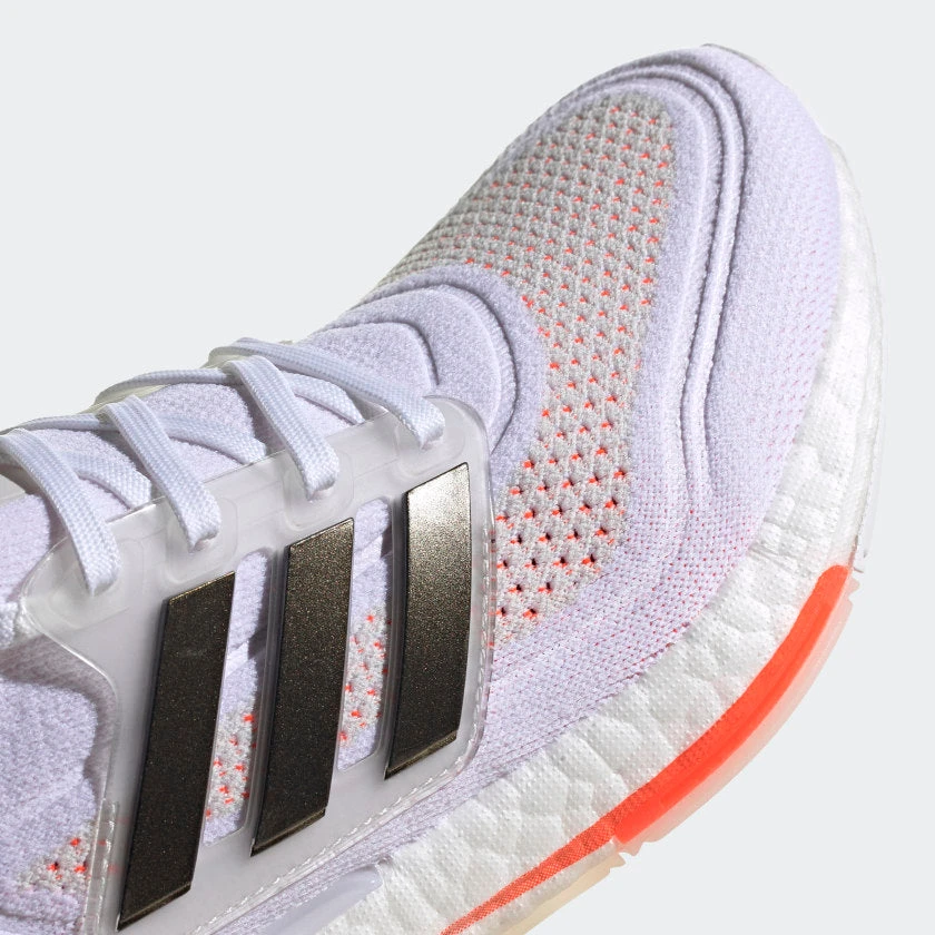 Adidas Women's Ultraboost 21 Running Shoe- Cloud White/Core Black/Solar Red - Regular (B) 8 Adidas Women's Ultraboost 21 Running Shoe- Cloud White/Core Black/Solar Red - Regular (B)