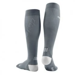CEP Women's Ultralight Tall Compression Socks - Grey/Light Grey