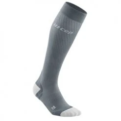 CEP Women's Ultralight Tall Compression Socks - Grey/Light Grey