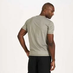 Vuori Men's Tradewind Performance Tee - Army Heather Apparel 8 Vuori Men's Tradewind Performance Tee - Army Heather Apparel